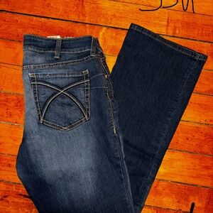 Ariat Women's Boot Cut Jeans in Deep Blue